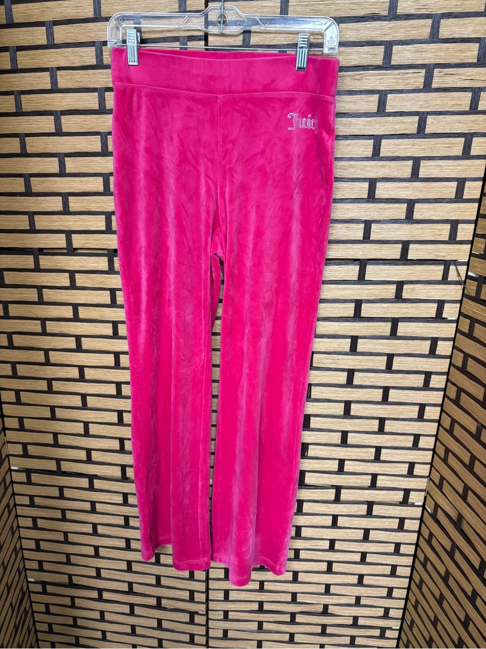 Juicy couture pink velvet sweatpants size small